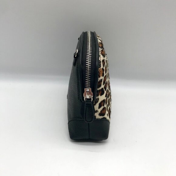 Brighton Brown Leopard Fur Convertible Crossbody - Picture 3 of 11